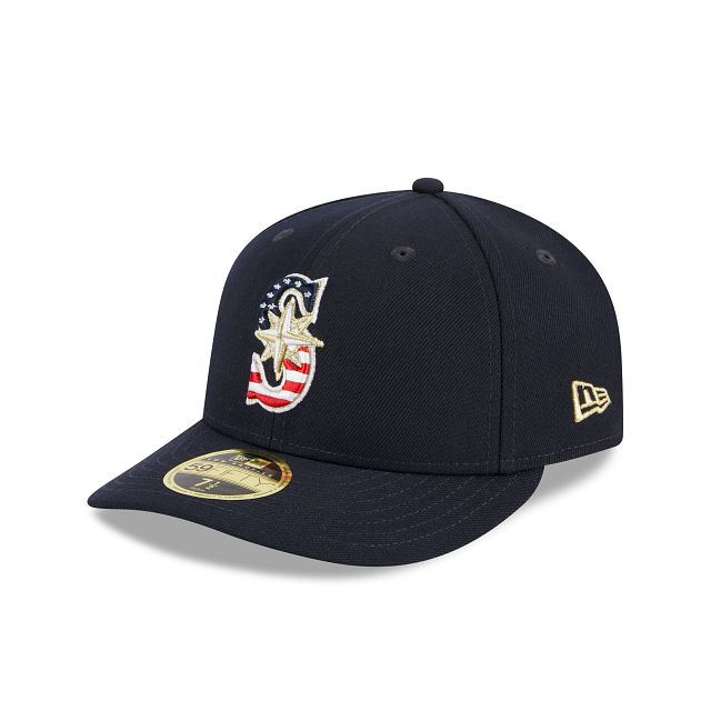 Seattle Mariners Independence Day 2023 Low Profile 59FIFTY Fitted Hat sold by New Era product image thumbnail 3