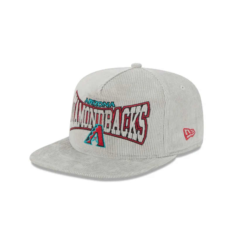 Arizona Diamondbacks Gray Cord Golfer Hat sold by New Era