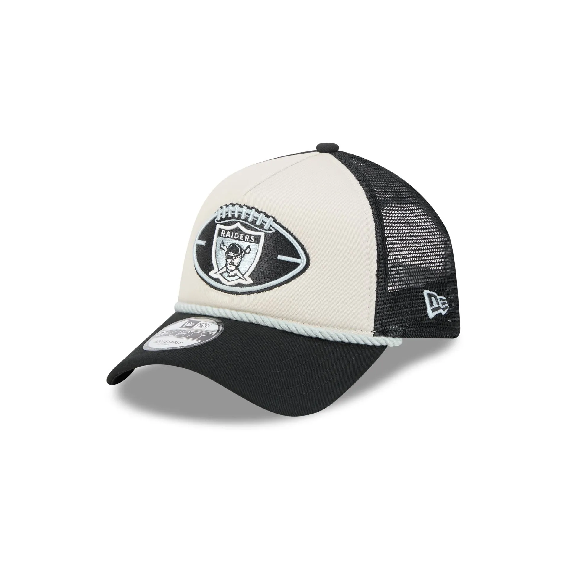 Las Vegas Raiders 2024 Historic Sideline 9FORTY A-Frame Snapback Hat sold by New Era