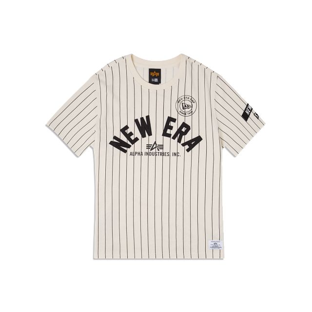 Alpha Industries X New Era Striped T-Shirt sold by New Era