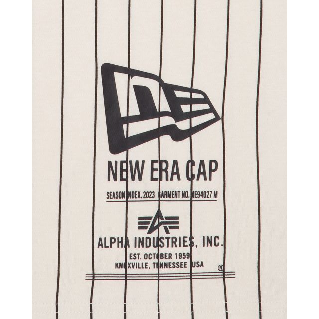 Alpha Industries X New Era Striped T-Shirt sold by New Era product image thumbnail 3
