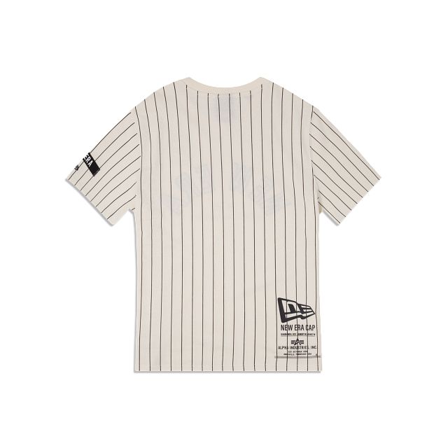 Alpha Industries X New Era Striped T-Shirt sold by New Era product image thumbnail 2
