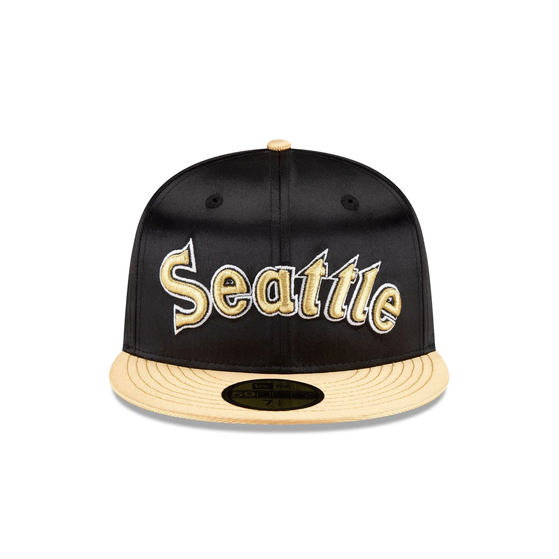 Seattle Mariners Metallic Gold 59FIFTY Fitted Hat sold by New Era product image thumbnail 2