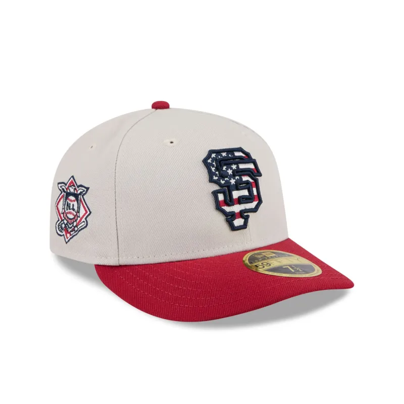 San Francisco Giants Independence Day 2024 Low Profile 59FIFTY Fitted Hat sold by New Era