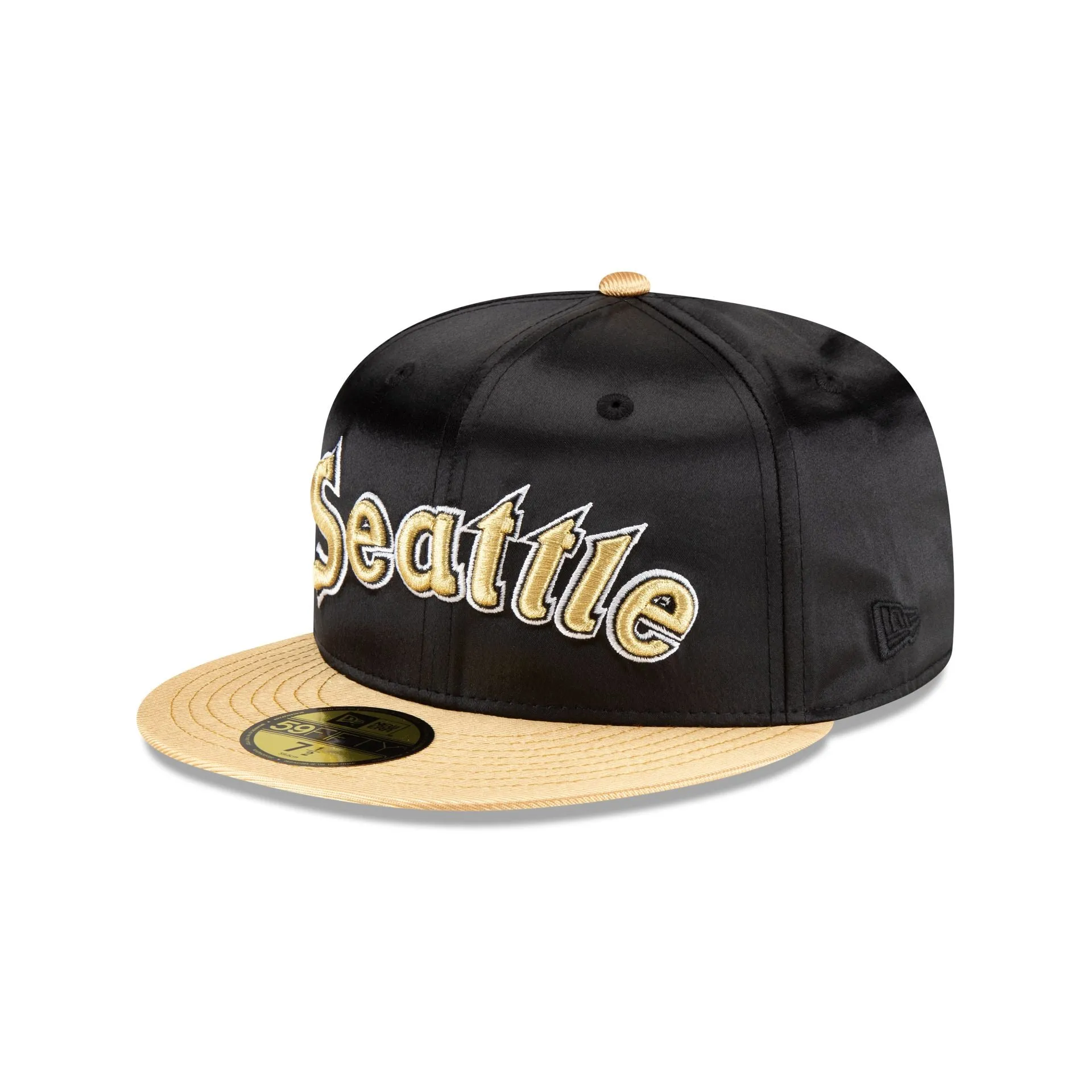 Seattle Mariners Metallic Gold 59FIFTY Fitted Hat sold by New Era product image thumbnail 3