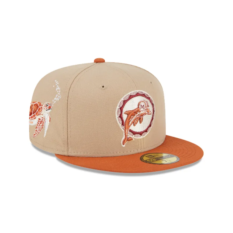 Miami Dolphins Wildlife 59FIFTY Fitted Hat sold by New Era