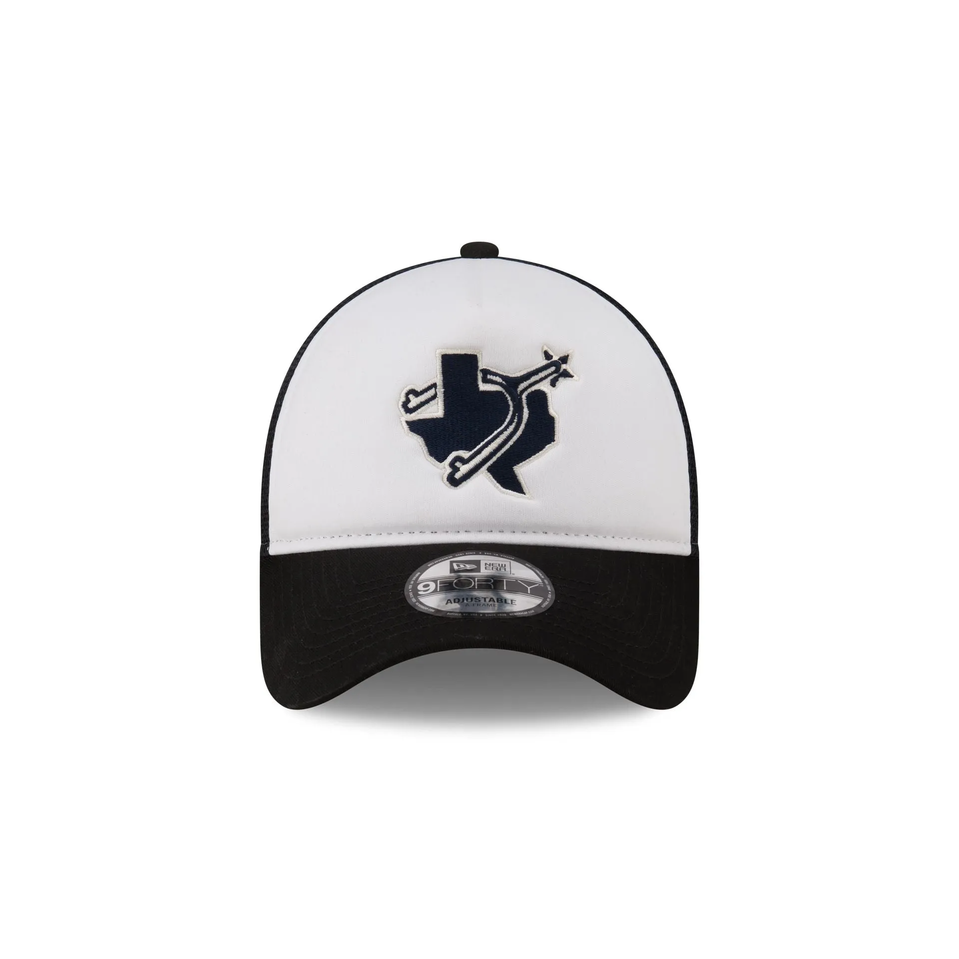 Texas Rangers White Crown 9FORTY A-Frame Trucker Hat sold by New Era product image thumbnail 2