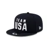 Team USA Skateboarding Navy 9FIFTY Snapback Hat sold by New Era