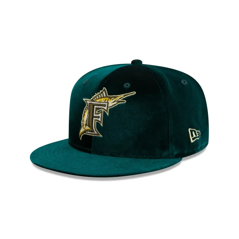 Miami Marlins Vintage Velvet 59FIFTY Fitted Hat sold by New Era