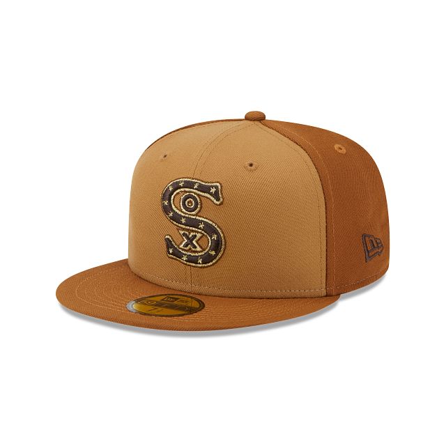 Chicago White Sox Tri-Tone Brown 59FIFTY Fitted Hat sold by New Era product image thumbnail 3