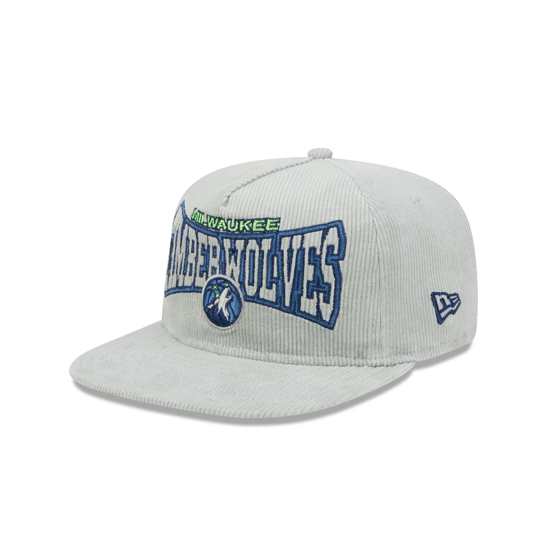 Minnesota Timberwolves Gray Cord Golfer Hat sold by New Era