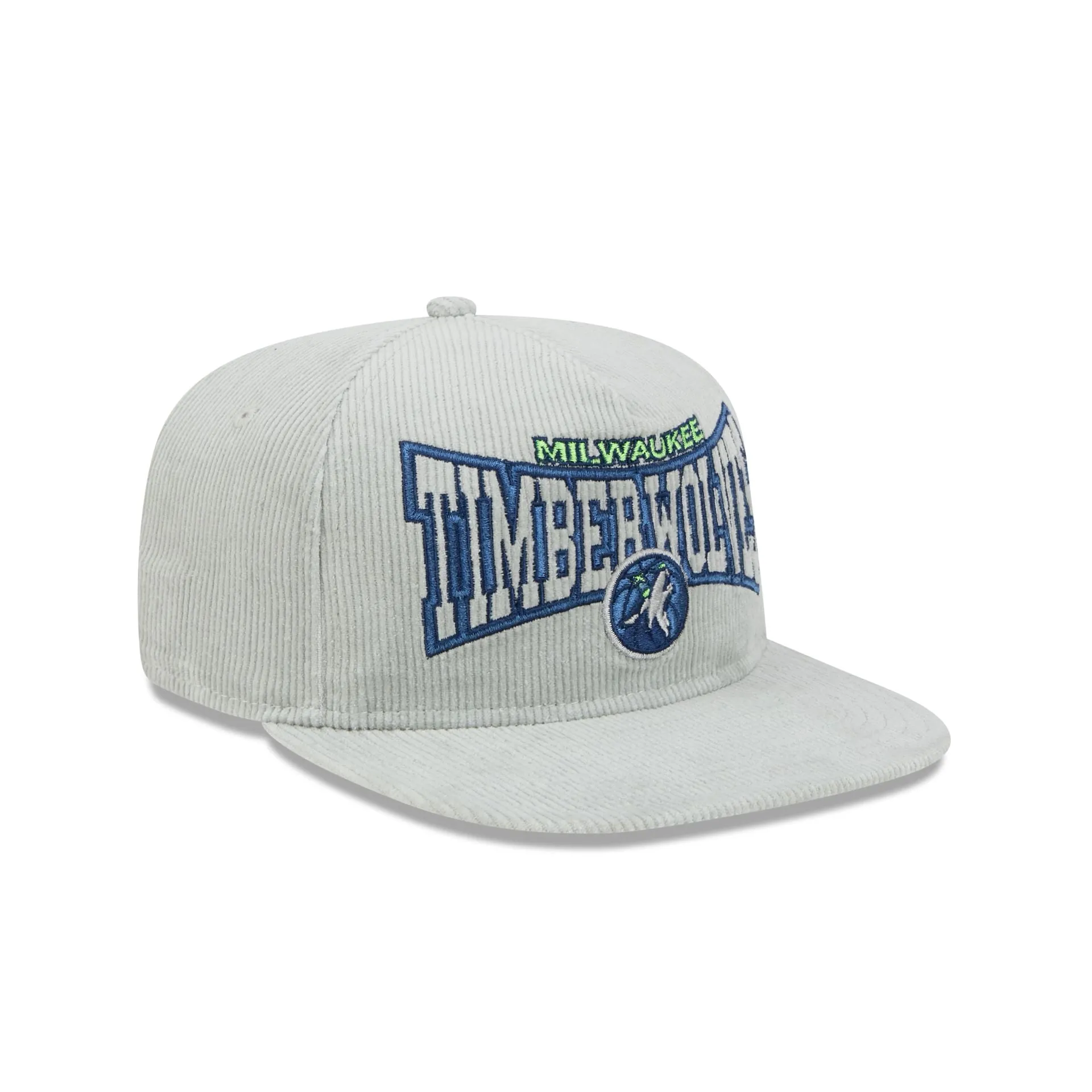 Minnesota Timberwolves Gray Cord Golfer Hat sold by New Era product image thumbnail 3