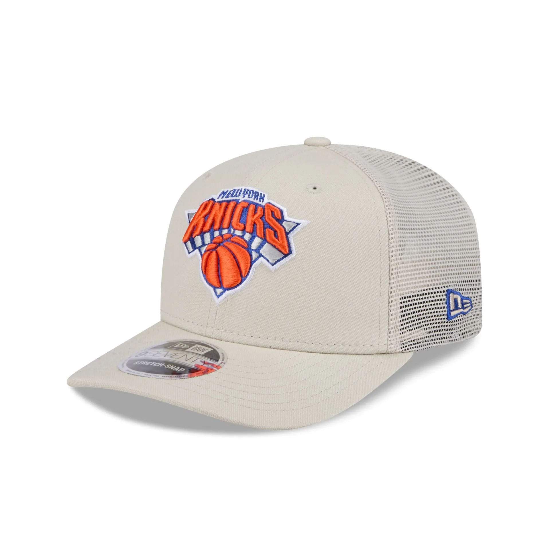 New York Knicks Canvas 9SEVENTY Trucker Hat sold by New Era
