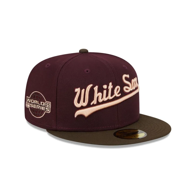 Chicago White Sox Berry Chocolate 59FIFTY Fitted Hat sold by New Era