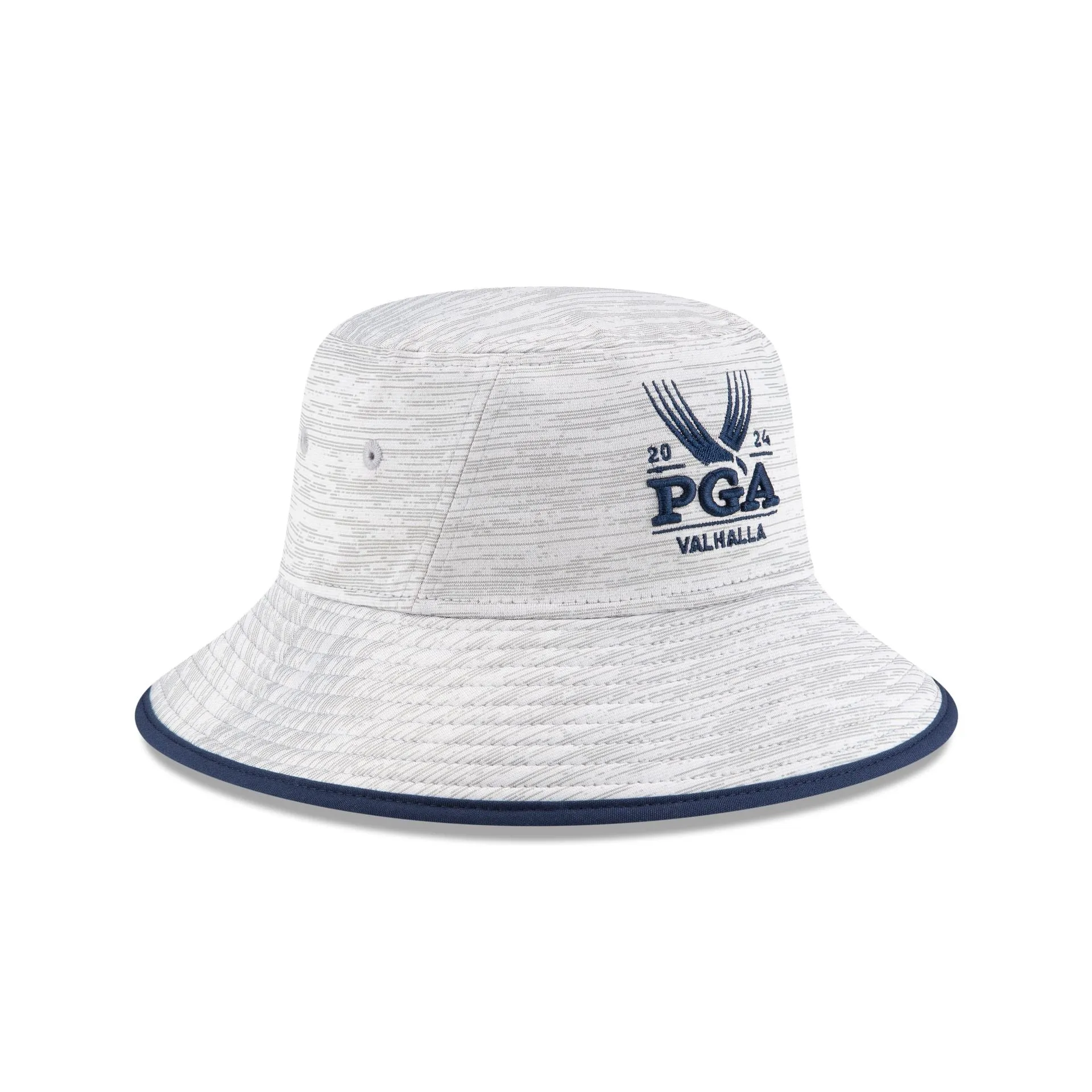 2024 PGA Championship Valhalla Gray Stretch Bucket Hat sold by New Era product image thumbnail 3