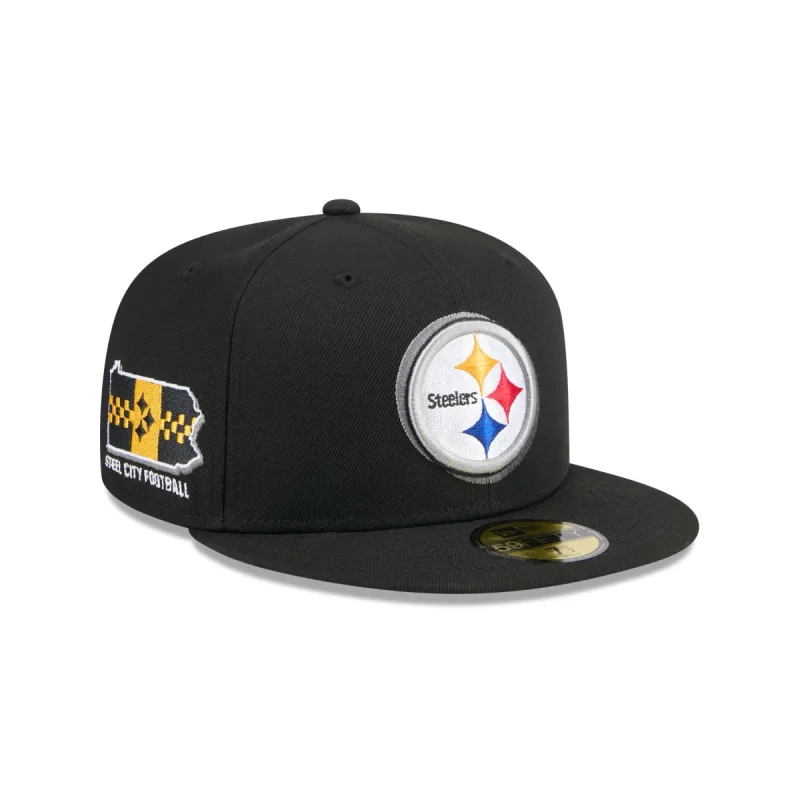Pittsburgh Steelers 2024 Draft 59FIFTY Fitted Hat sold by New Era