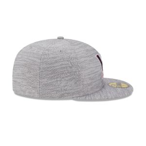 Washington Nationals 2023 Clubhouse Gray 59FIFTY Fitted Hat sold by New Era