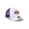 Los Angeles Lakers Court Sport 9FORTY A-Frame Trucker Hat sold by New Era