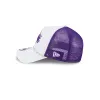 Los Angeles Lakers Court Sport 9FORTY A-Frame Trucker Hat sold by New Era