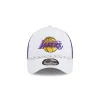 Los Angeles Lakers Court Sport 9FORTY A-Frame Trucker Hat sold by New Era