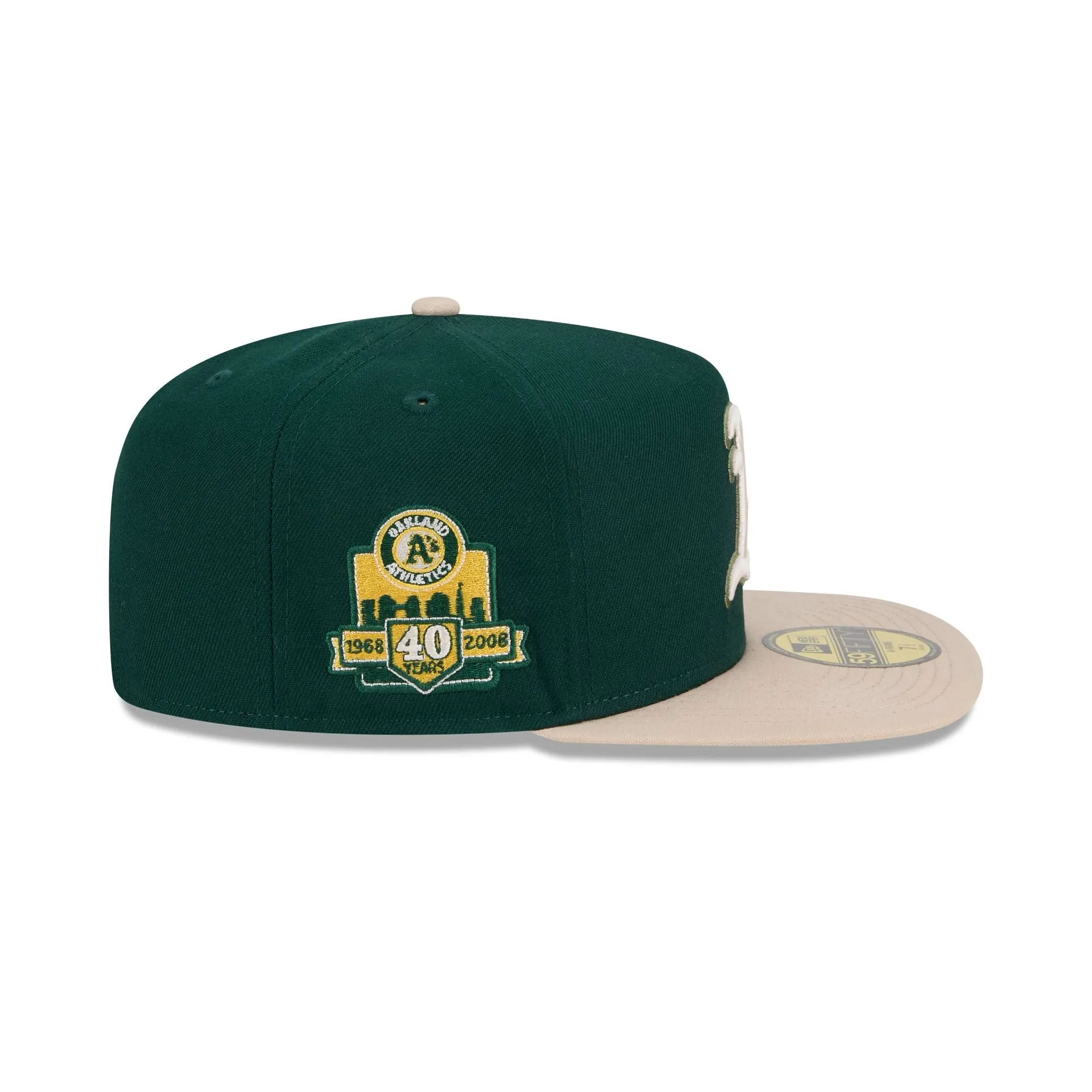 Oakland Athletics Canvas 59FIFTY A-Frame Fitted Hat sold by New Era product image thumbnail 4
