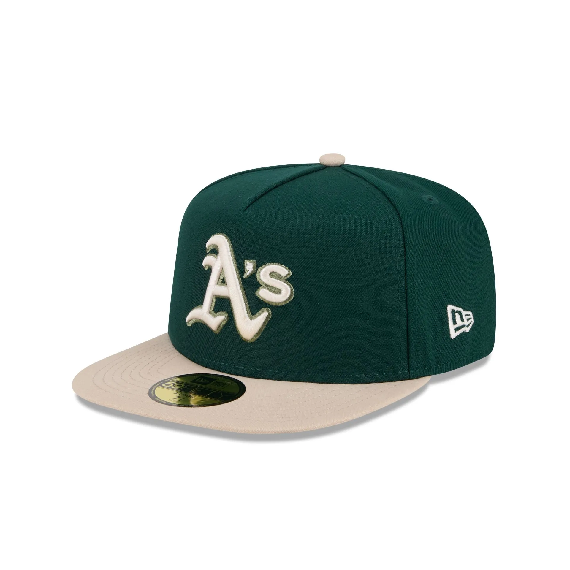 Oakland Athletics Canvas 59FIFTY A-Frame Fitted Hat sold by New Era product image thumbnail 3