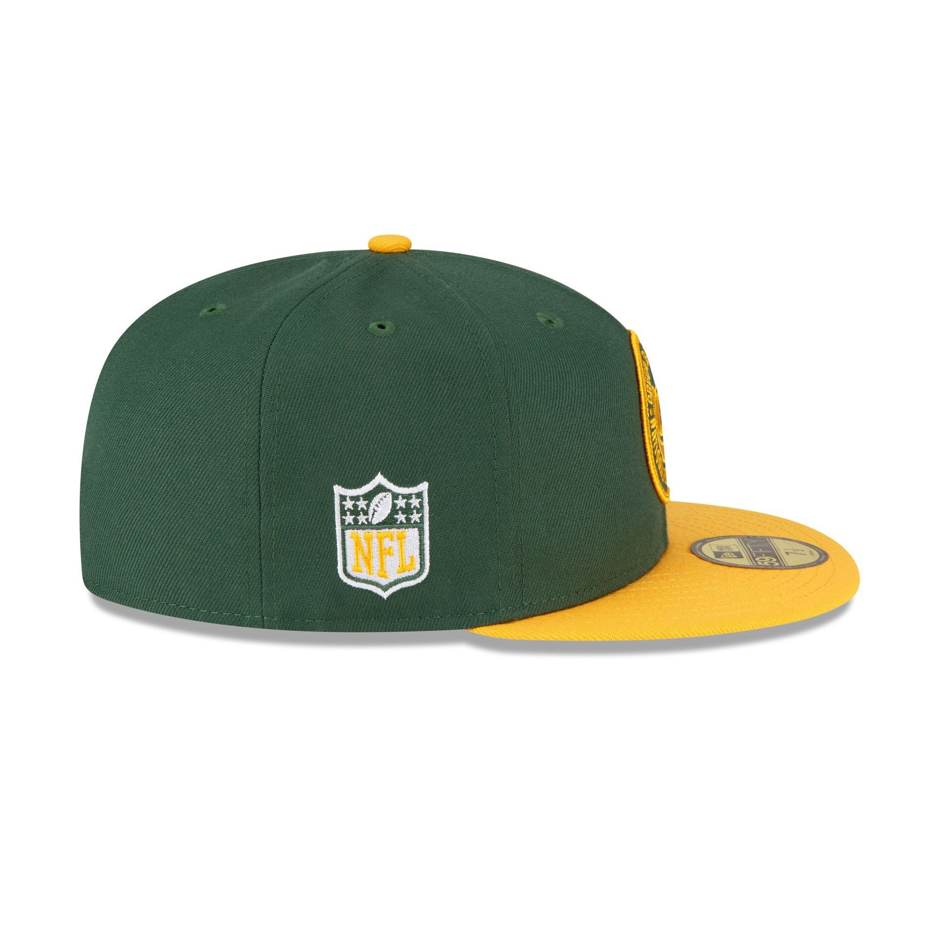 Green Bay Packers 2023 Sideline Team Patch 59FIFTY Fitted Hat sold by New Era product image thumbnail 4