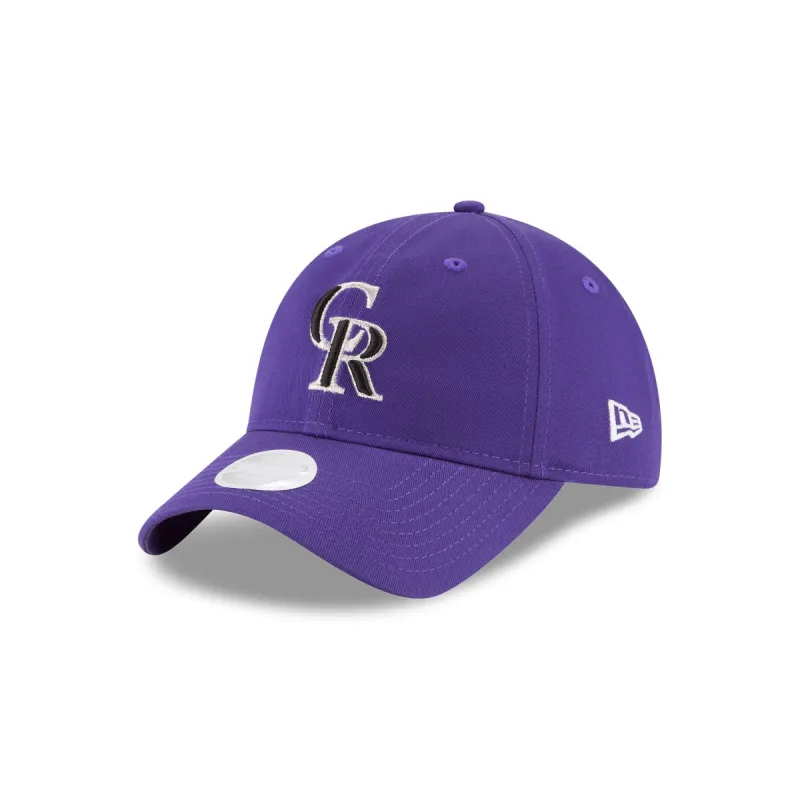 Colorado Rockies Women's Core Classic Purple 9TWENTY Adjustable Hat sold by New Era