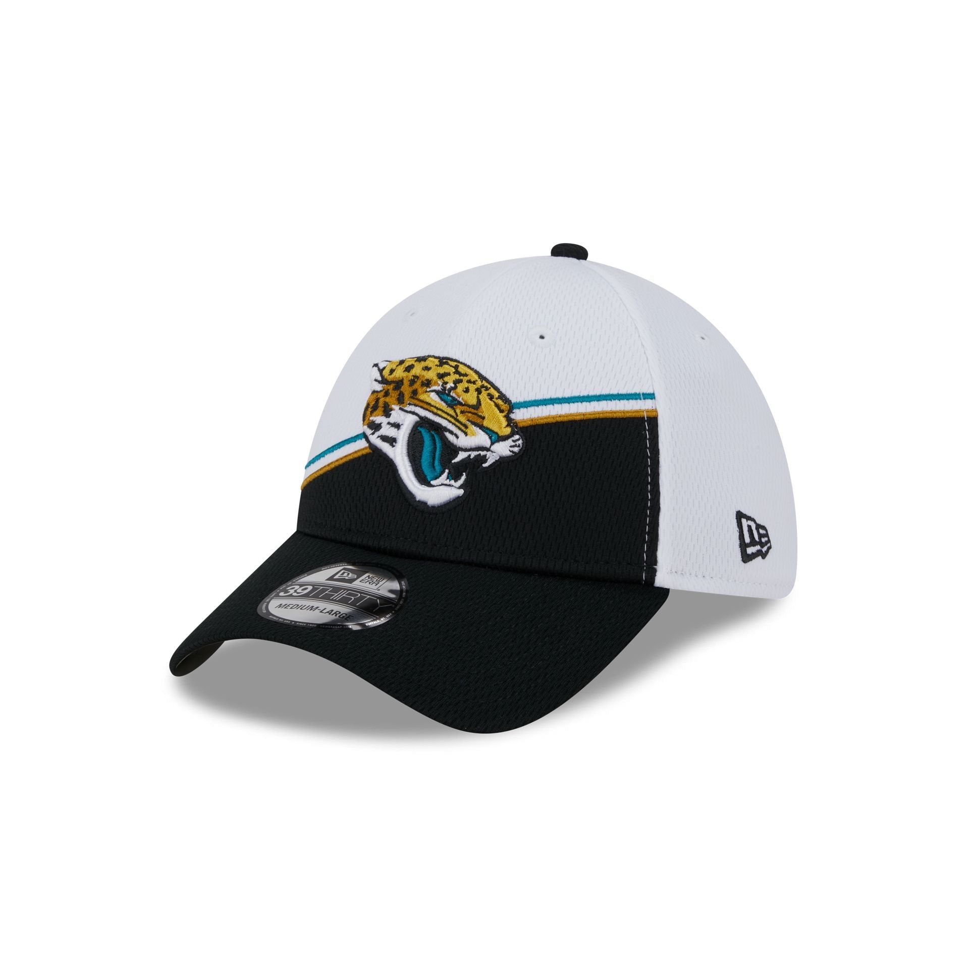 Jacksonville Jaguars 2023 Sideline White 39THIRTY Stretch Fit Hat sold by New Era product image thumbnail 3