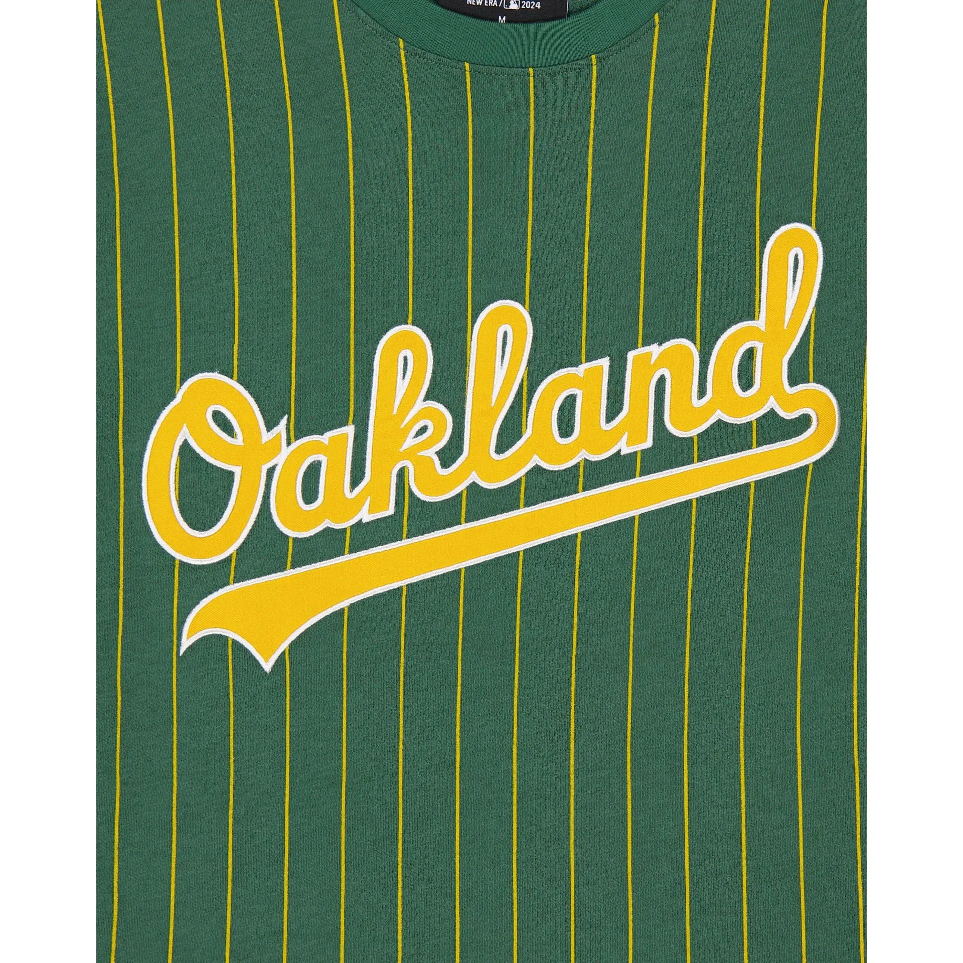 Oakland Athletics Throwback Pinstripe T-Shirt sold by New Era product image thumbnail 4