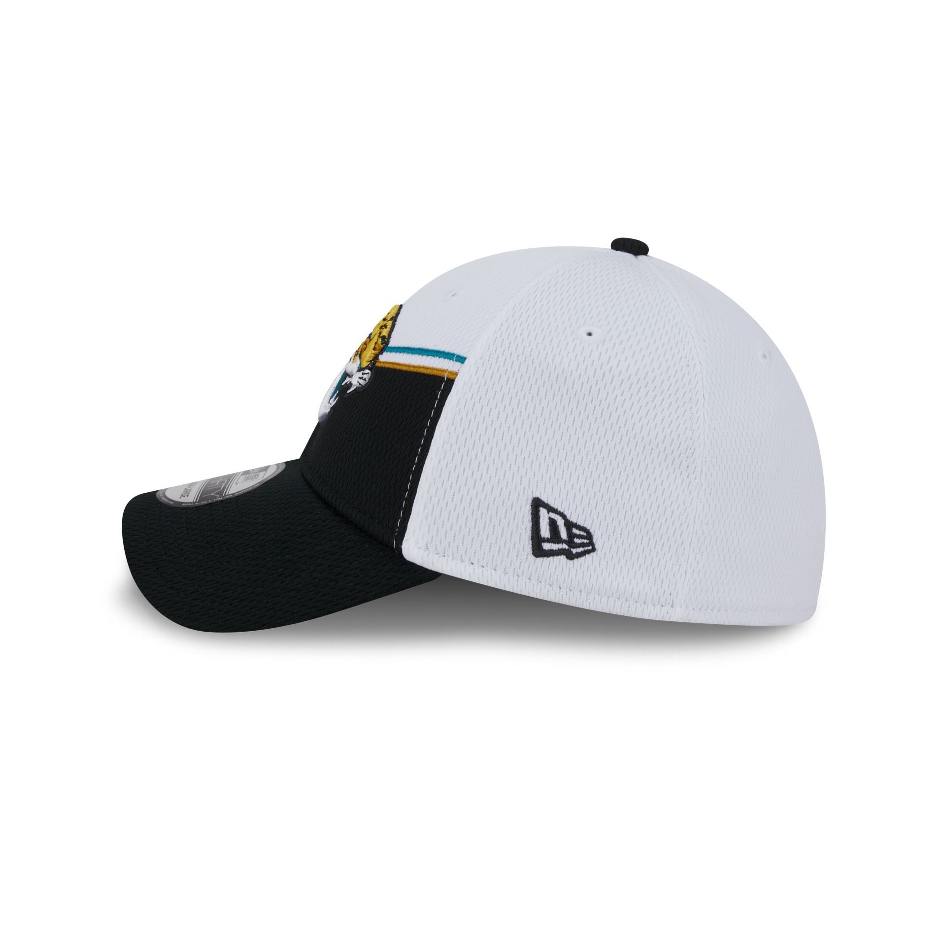 Jacksonville Jaguars 2023 Sideline White 39THIRTY Stretch Fit Hat sold by New Era product image thumbnail 5