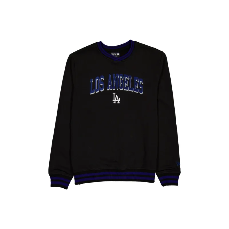 スウェット・トレーナー New Era MLB LA Dodgers Point Logo Sweatshirt Dress Blues 143 Los Angeles Dodgers Point Logo Dress Blues Crewneck – New