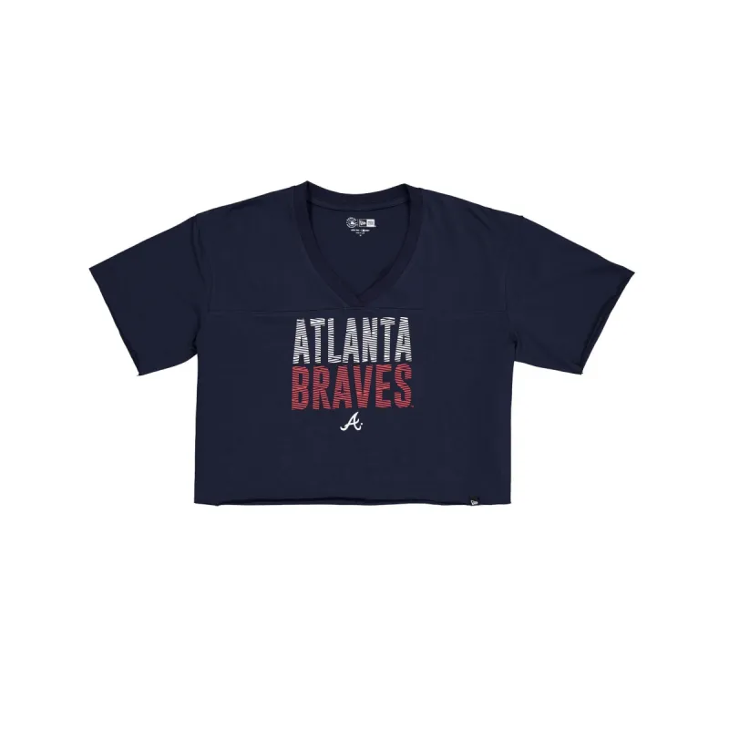Atlanta Braves Active Women's V-Neck T-Shirt sold by New Era