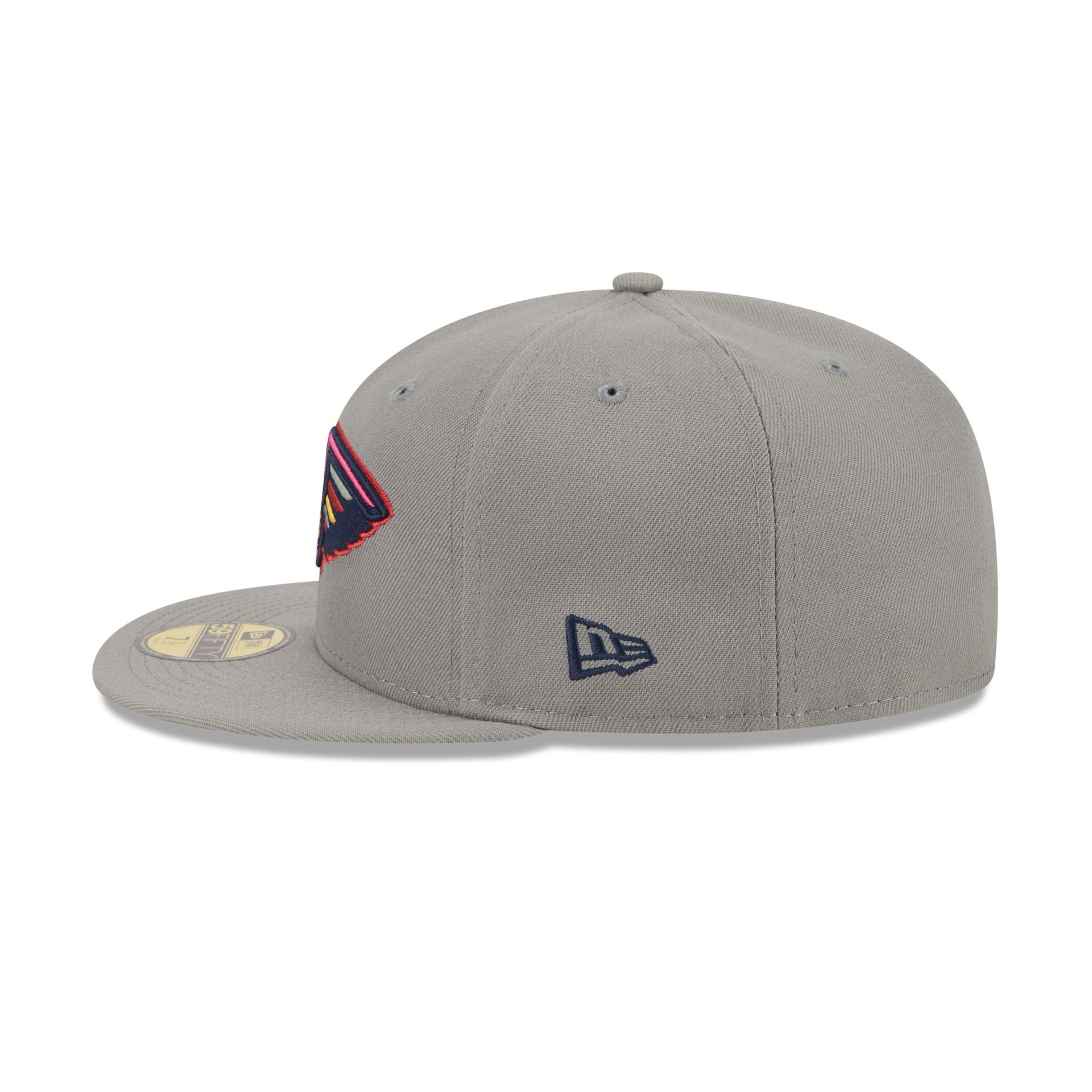 New Orleans Pelicans Color Pack Gray 59FIFTY Fitted Hat sold by New Era product image thumbnail 5