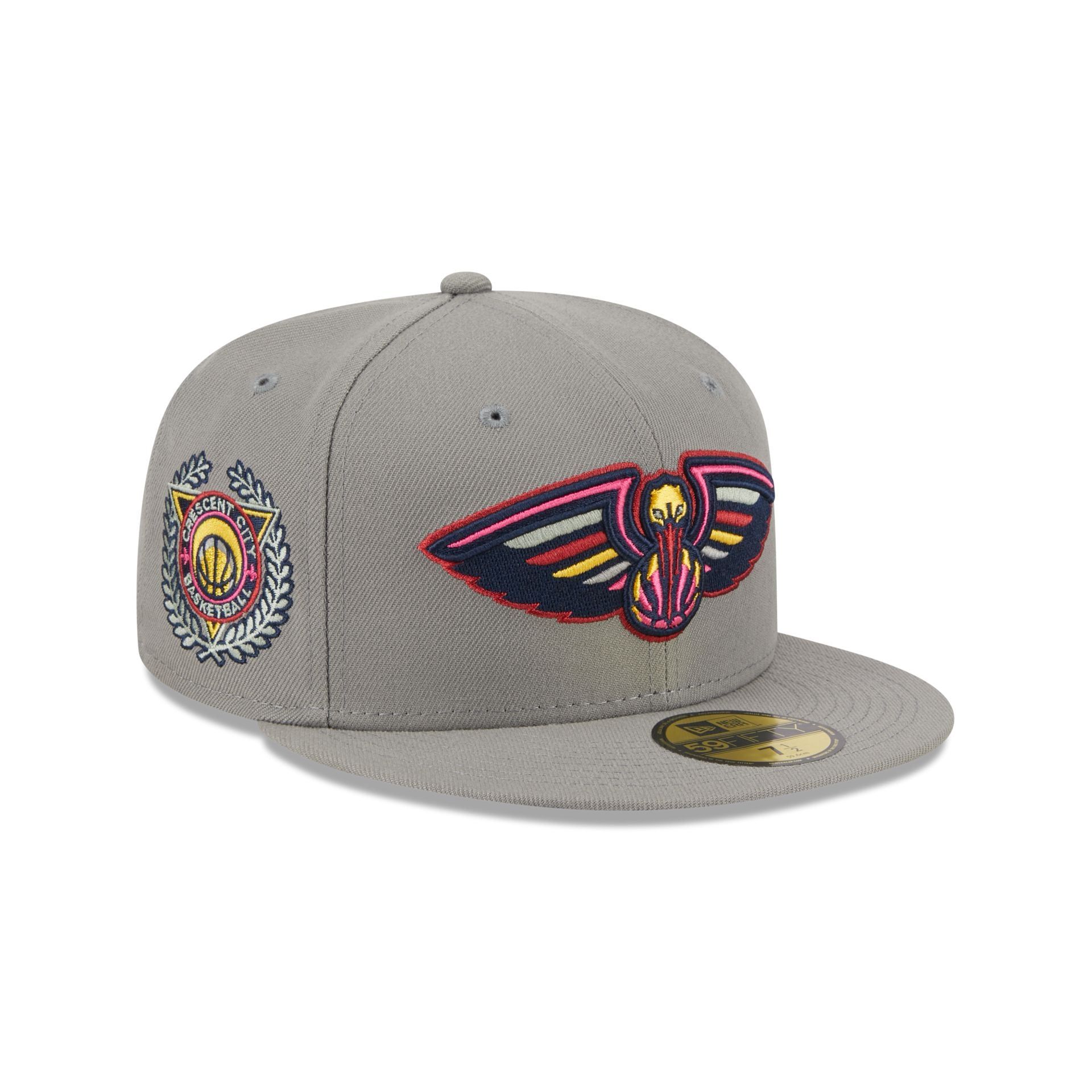 New Orleans Pelicans Color Pack Gray 59FIFTY Fitted Hat sold by New Era
