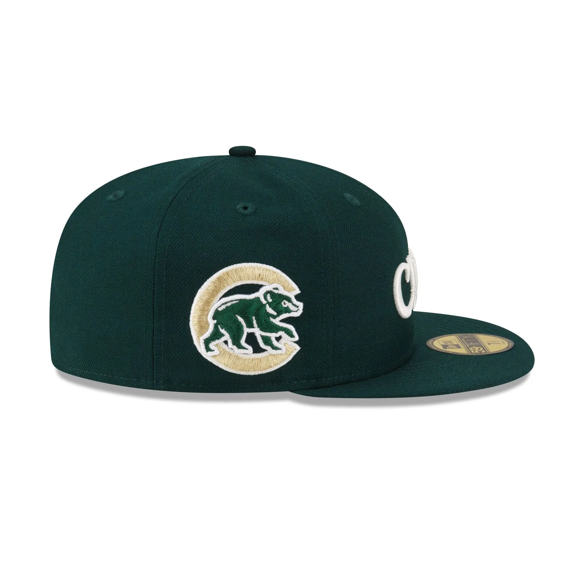 Just Caps Dark Green Wool Chicago Cubs 59FIFTY Fitted Hat sold by New Era product image thumbnail 4