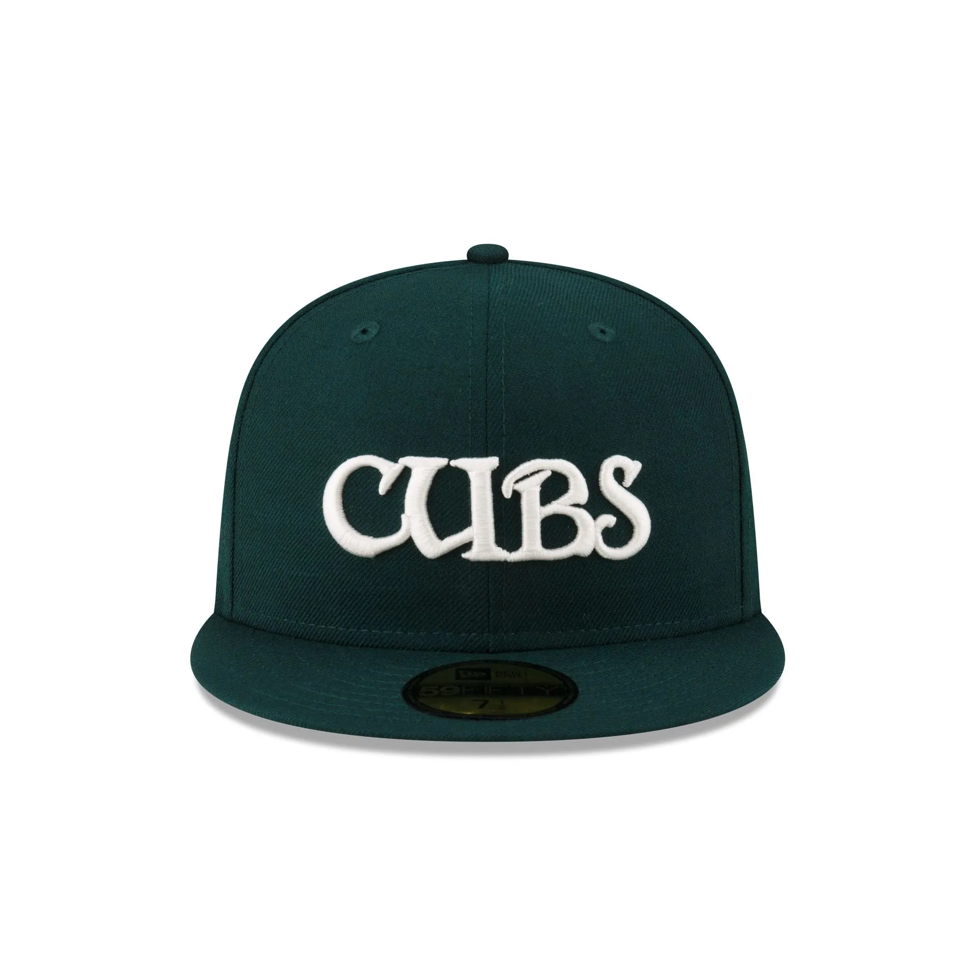Just Caps Dark Green Wool Chicago Cubs 59FIFTY Fitted Hat sold by New Era product image thumbnail 2