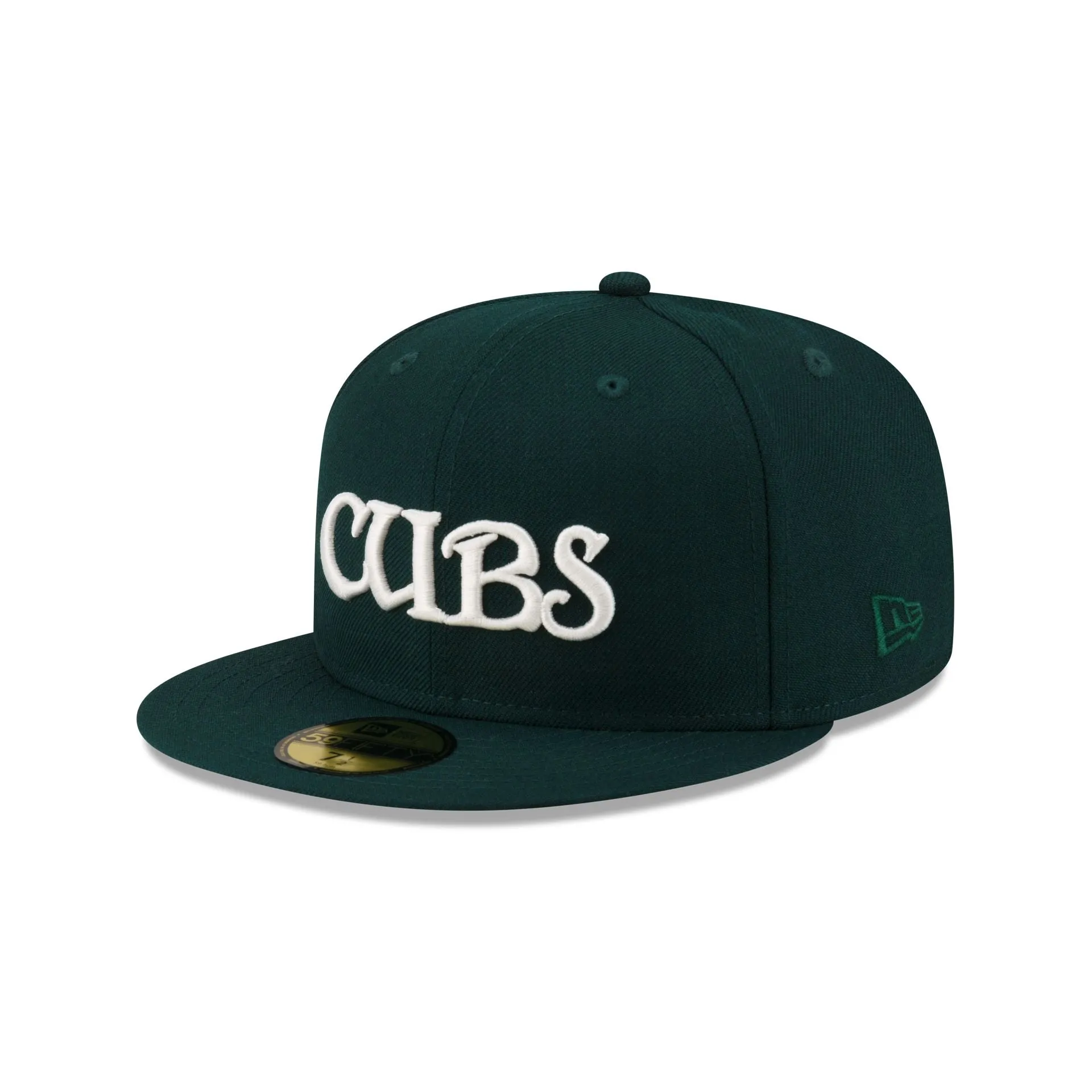 Just Caps Dark Green Wool Chicago Cubs 59FIFTY Fitted Hat sold by New Era product image thumbnail 3