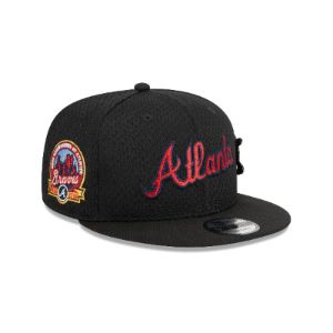 Atlanta Braves Post-Up Pin 9FIFTY Snapback Hat sold by New Era