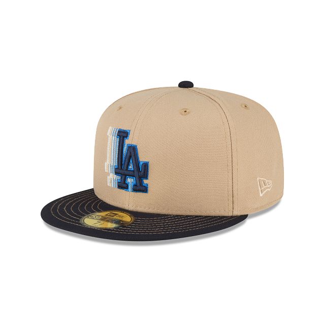 Just Caps Beige Camel Los Angeles Dodgers 59FIFTY Fitted Hat sold by New Era