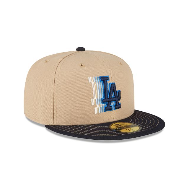 Just Caps Beige Camel Los Angeles Dodgers 59FIFTY Fitted Hat sold by New Era product image thumbnail 3