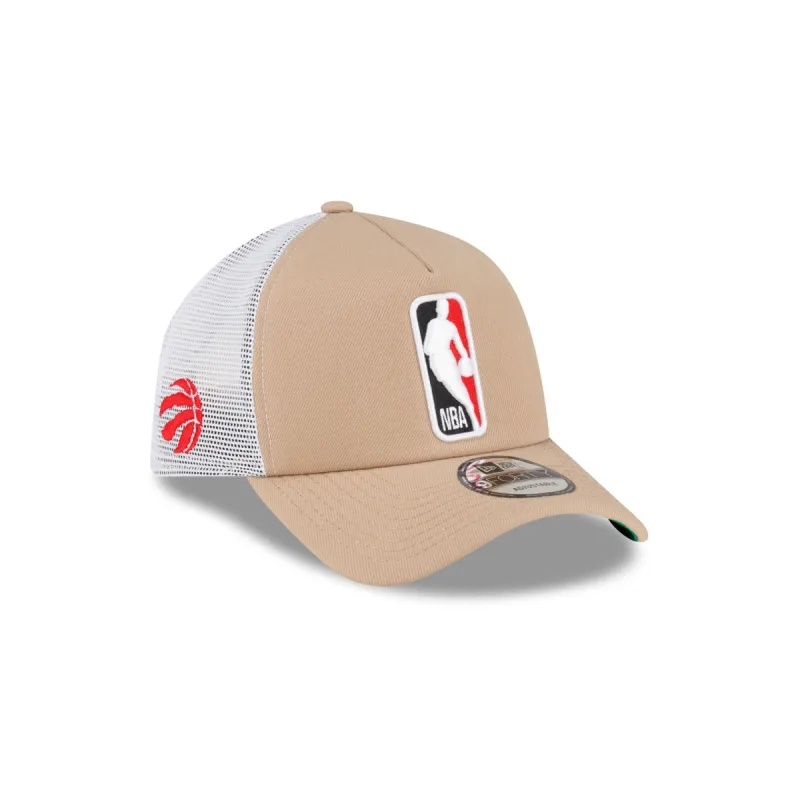 Toronto Raptors Logoman 9FORTY A-Frame Snapback Hat sold by New Era