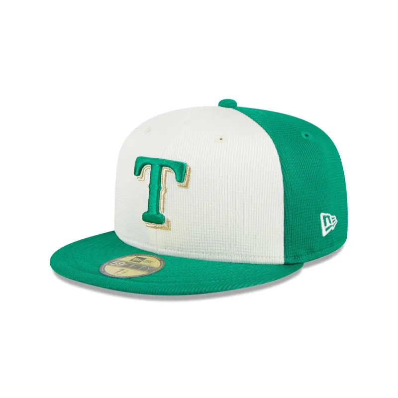 Texas Rangers St. Patrick's Day 2024 59FIFTY Fitted Hat sold by New Era