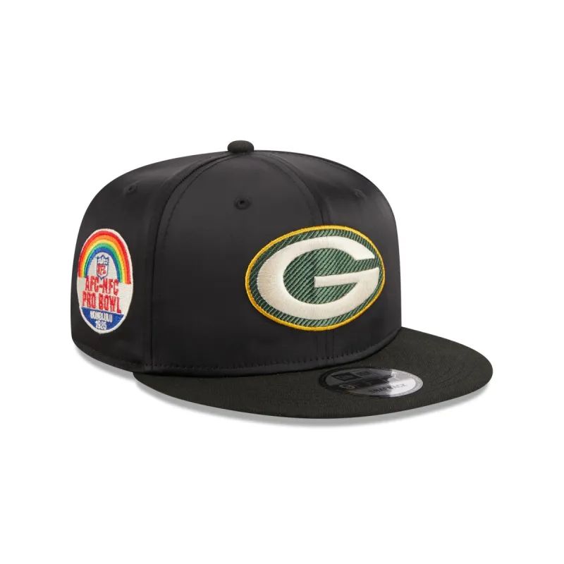 Green Bay Packers Satin 9FIFTY Snapback Hat sold by New Era