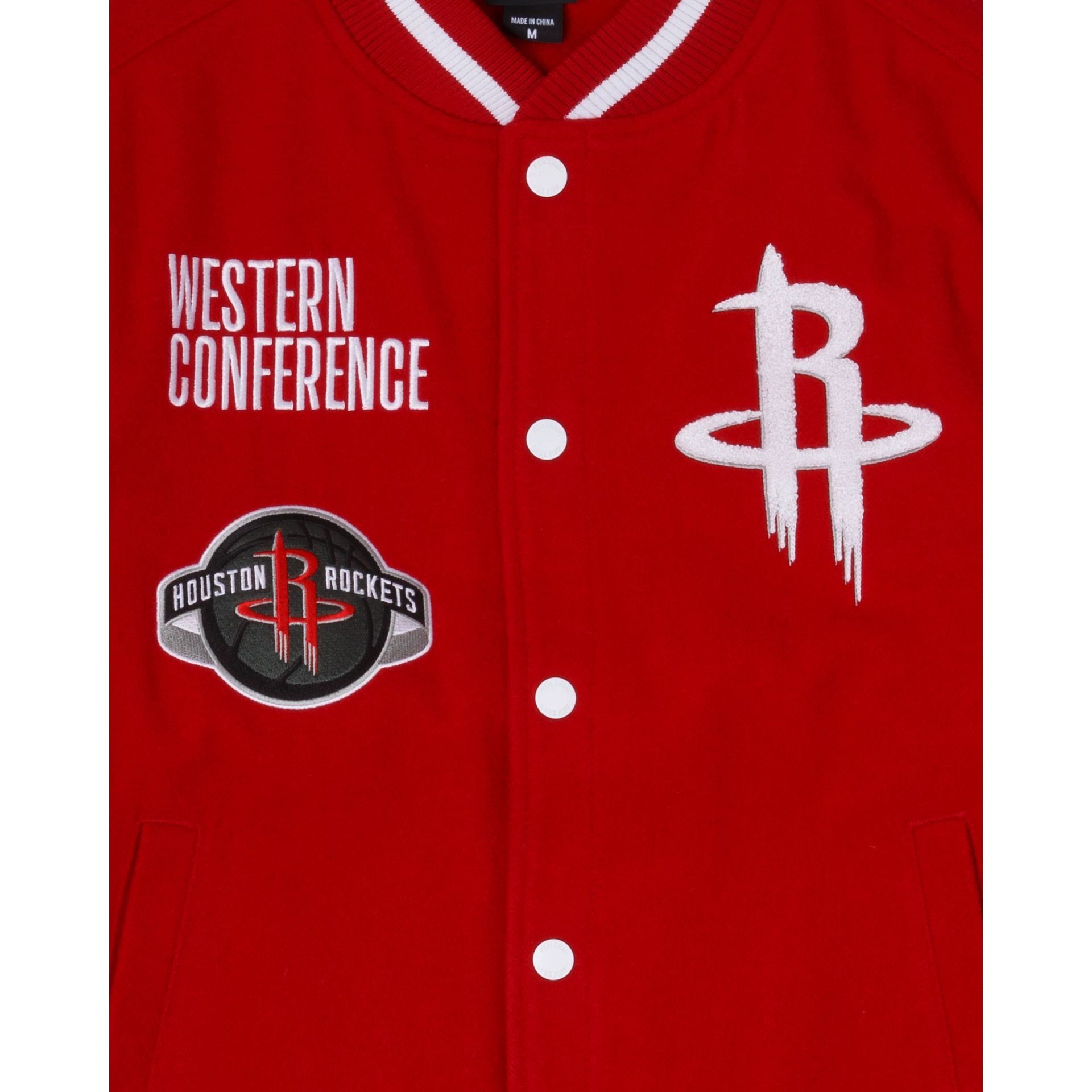 Houston Rockets Red Varsity Jacket sold by New Era product image thumbnail 3