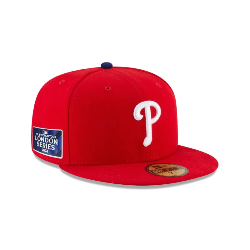 Philadelphia Phillies 2024 MLB World Tour London Series 59FIFTY Fitted Hat sold by New Era