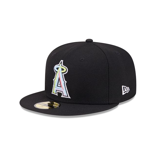 Los Angeles Angels Color Pack Black 59FIFTY Fitted Hat sold by New Era product image thumbnail 3