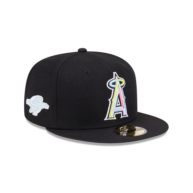 Los Angeles Angels Color Pack Black 59FIFTY Fitted Hat sold by New Era