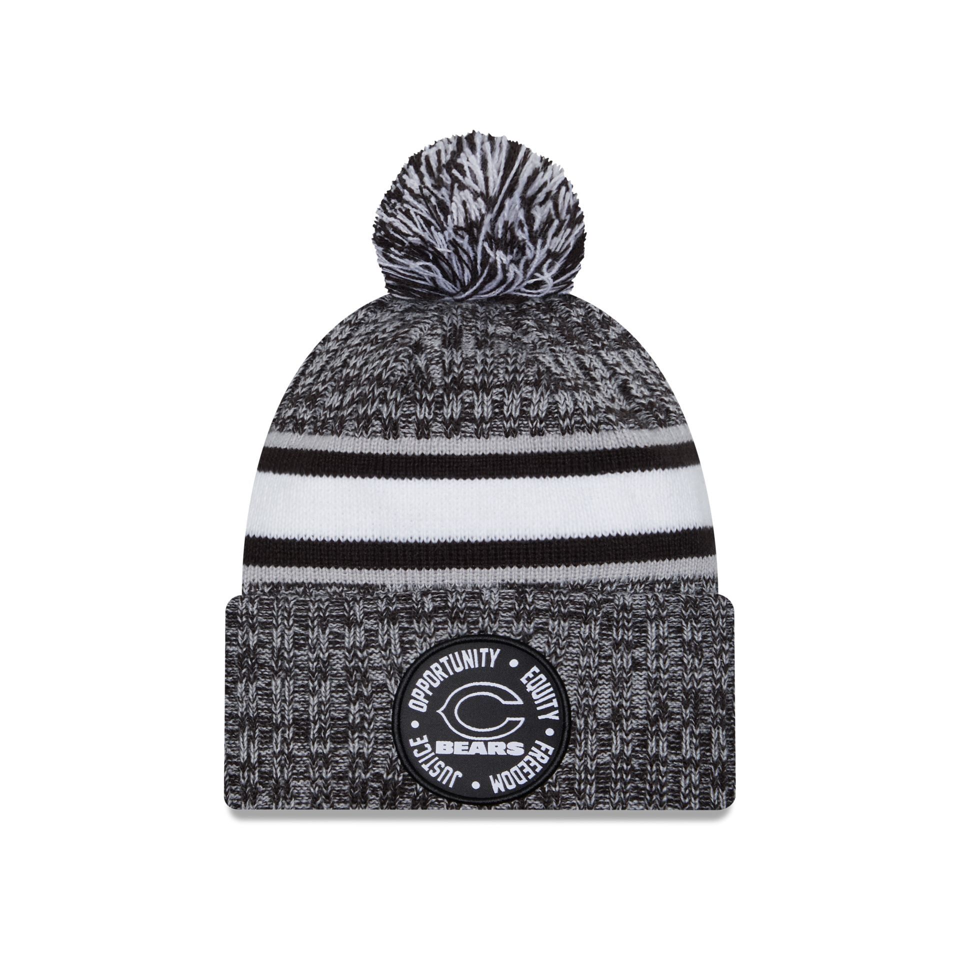 Chicago Bears 2023 Inspire Change Pom Knit Hat sold by New Era