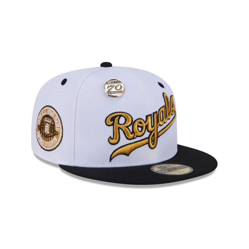 Kansas City Royals 70th Anniversary 59FIFTY Fitted Hat sold by New Era